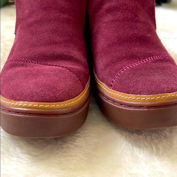 Women's TOMS Paxton Winterized Mid Cut Slip-on Raisin Suede 7 - Picture 4 of 8